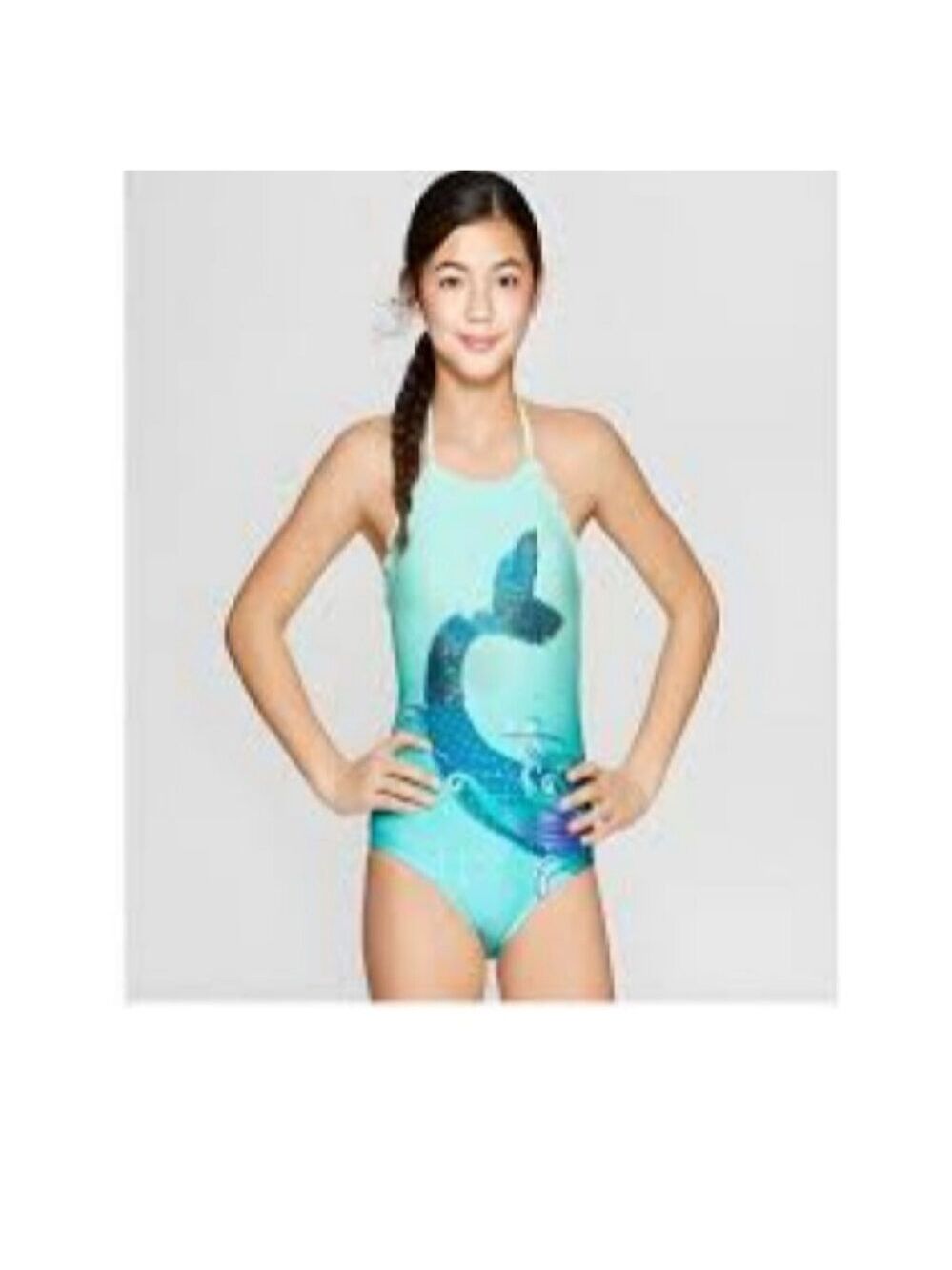 **Cat & Jack** Aqua Mermaid Swimsuit NWT L & XL NWT